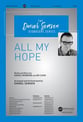All My Hope SATB choral sheet music cover